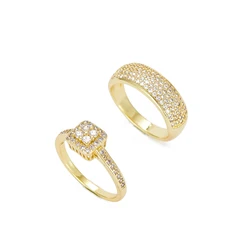 2021 May Finger Rings Women Round Crystal Caesar Ring Gold Color Ethnic Wedding Jewelry Ring