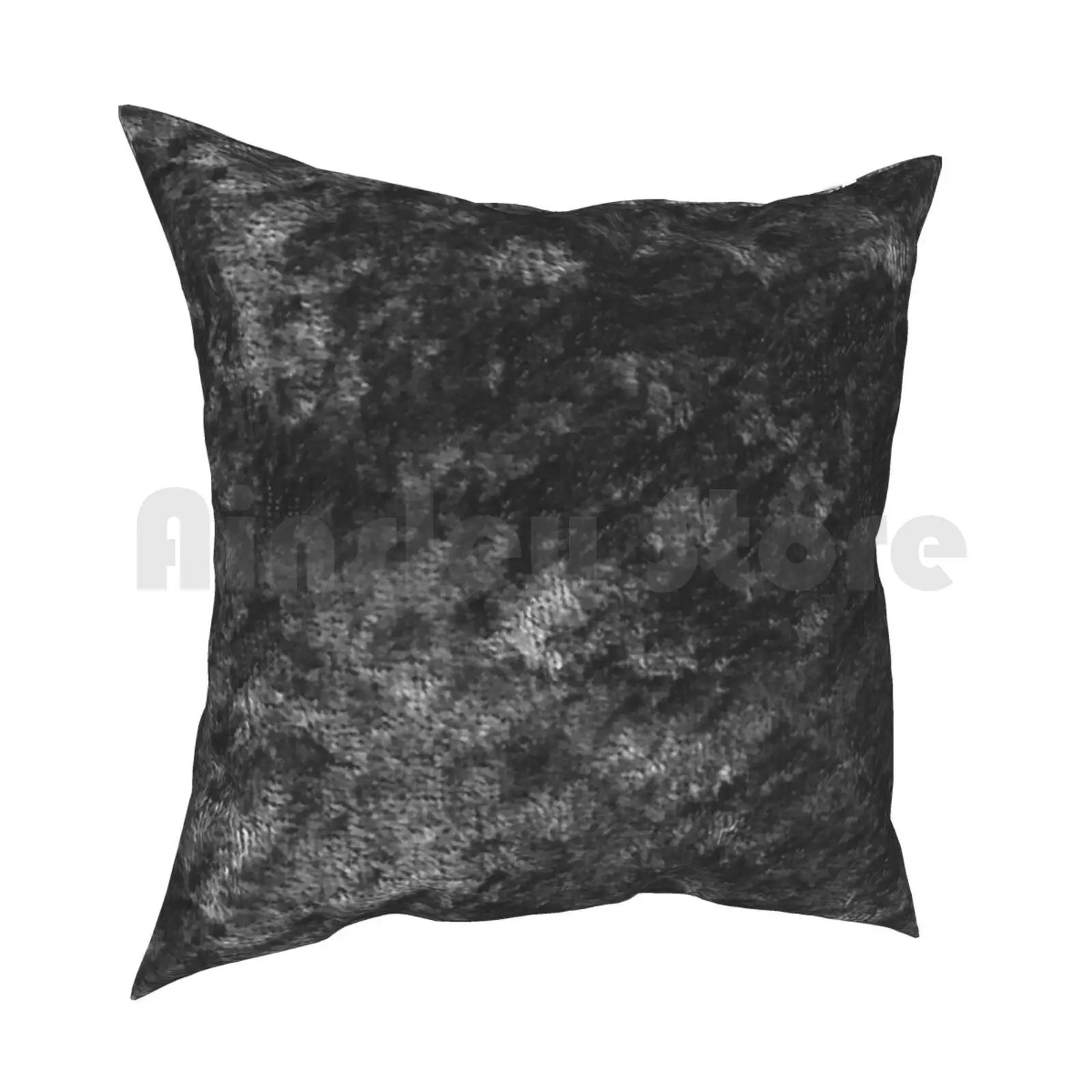 Charcoal Skies Velvet Pillow Case Printed Home Soft Throw Pillow Clouds Cloud Romantic Valentines Day Valentine Romance