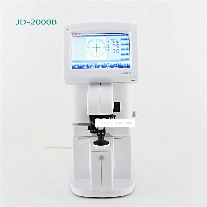 JD2000B 휴대용 안경 장비 5.7 인치 터치 스크린 디지털 Lensometer Focimeter 광학 Lensmeter Focimeter, 안경 장비 100-240V 40VA