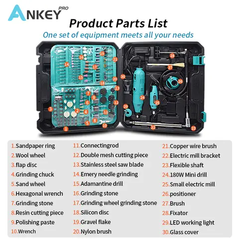 2 st DIY elverktyg elektrisk borr variabel hastighet dremel tillbehör mini stativ för borrgravör elektrisk mikro roterande verktyg 10 best sales drillpro kdw9422 - №9