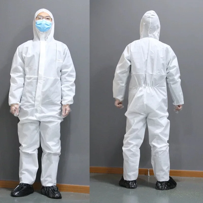 

Isolation Gown Protective Clothing Safety Disinfection Properties 3 Ply Suit One Piece Suit Prevent Chemical Pollution