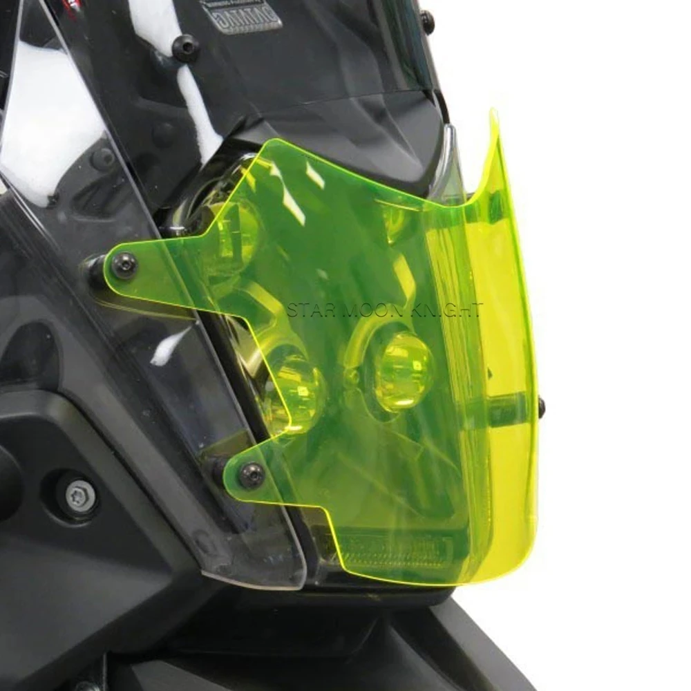 Protetor de farol acrílico para yamaha tenere 700 rally edition 2020-tenere 700 xt 700 z hold 700 proteções capa guarda