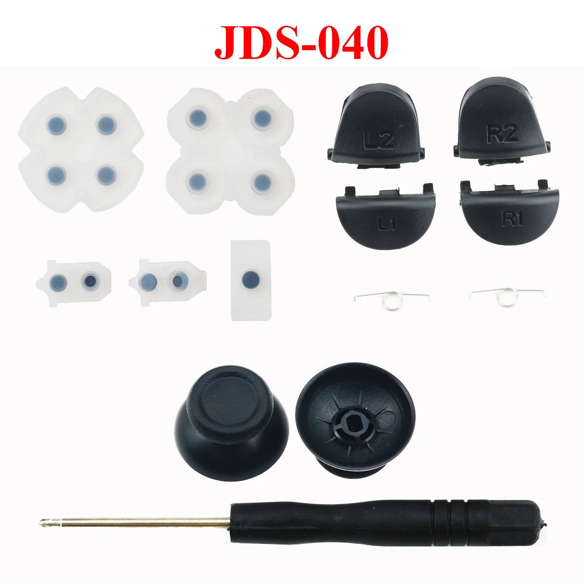 YuXi R2 L2 L1 R1 Trigger Buttons Mod Kit PS4 Pro Slim JDS JDM 055