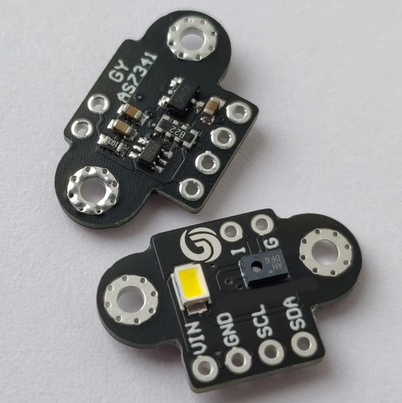 وحدة استشعار طيفي اللون بالأشعة تحت الحمراء ، GY-AS7262 ، AS7263 ، AS7341 ، ضوء مرئي