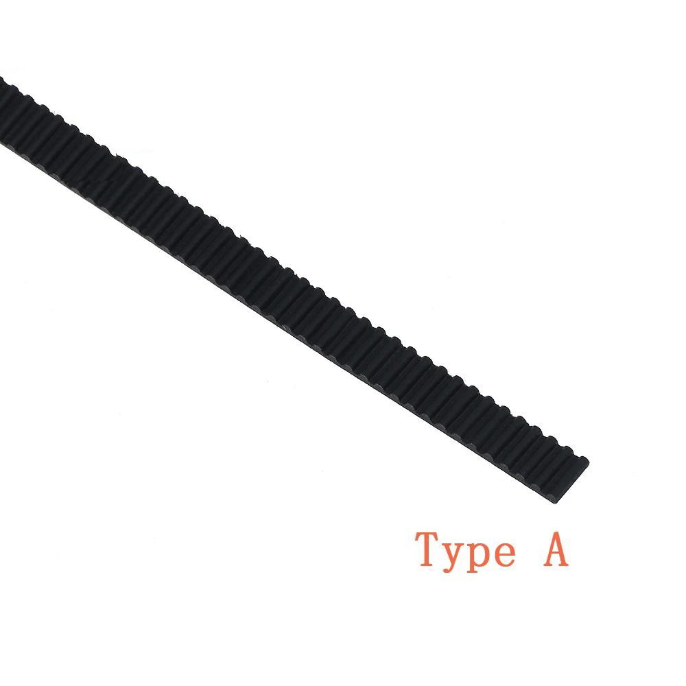 GT2 PU with Steel Core Rubber fiberglass timing belt GT2 Belt Black Color 2GT open timing Belt 6mm Width for Ender 3 CR10