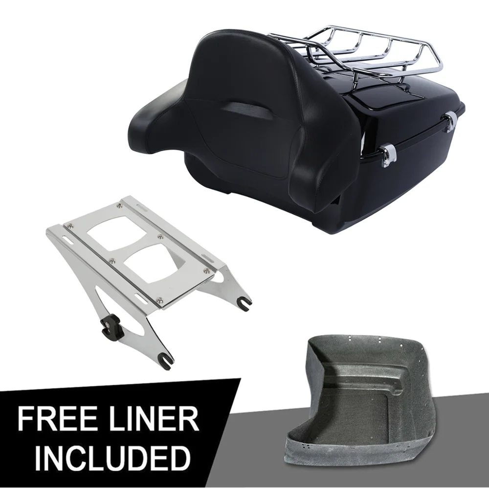 

Стойка для спинки багажника мотоцикла King Pack для Harley Tour Pak Road King Electra Glide Road Glide 2014-2020