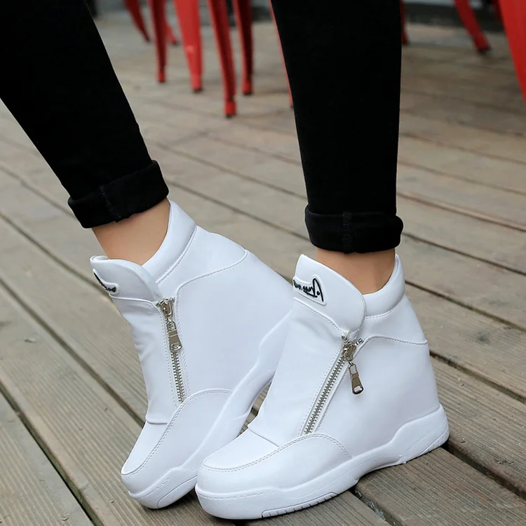 

New winter fashion Boots wedges shoes Woman Crystal platform Shoes Woman Sneakers Woman Casual Platform high heels women boot