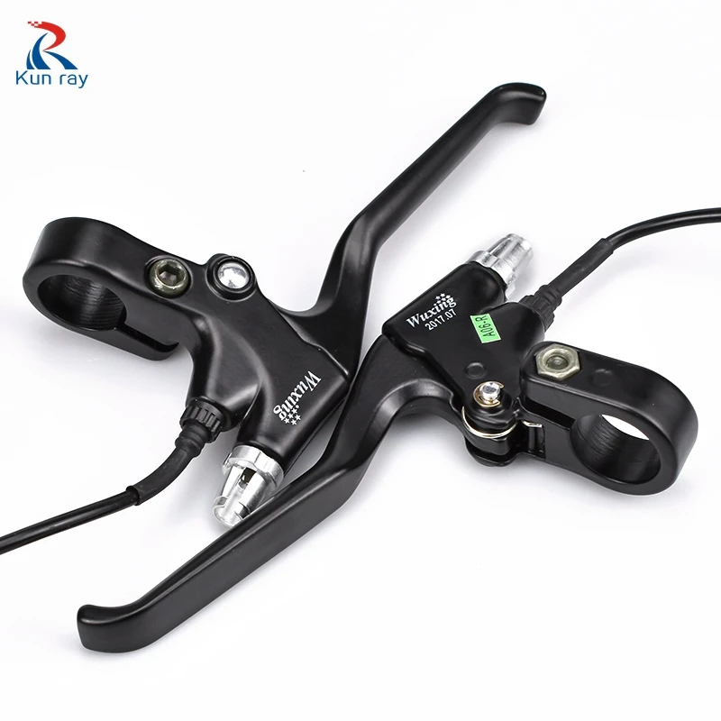 1Pair Aluminum Alloy Electric Brakelever For Electric Bicycle E-scooter Bicycle Cut Off Power Brake MTB Road Bike E-Brake 47PDD