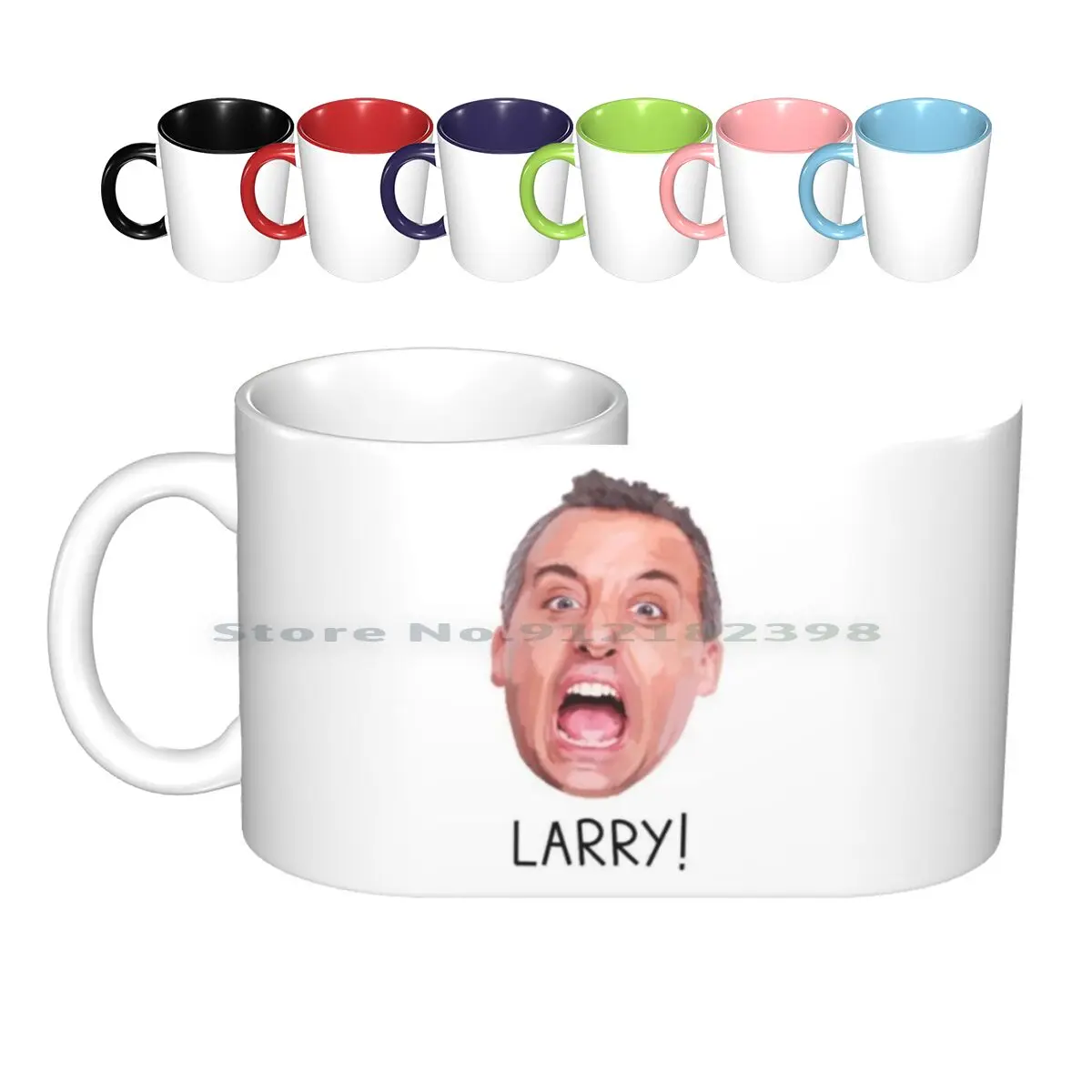 Larry!! Ceramic Mugs Coffee Cups Milk Tea Mug Impractical Jokers Impractical Jokers Creative Trending Vintage Gift Bottle Cup