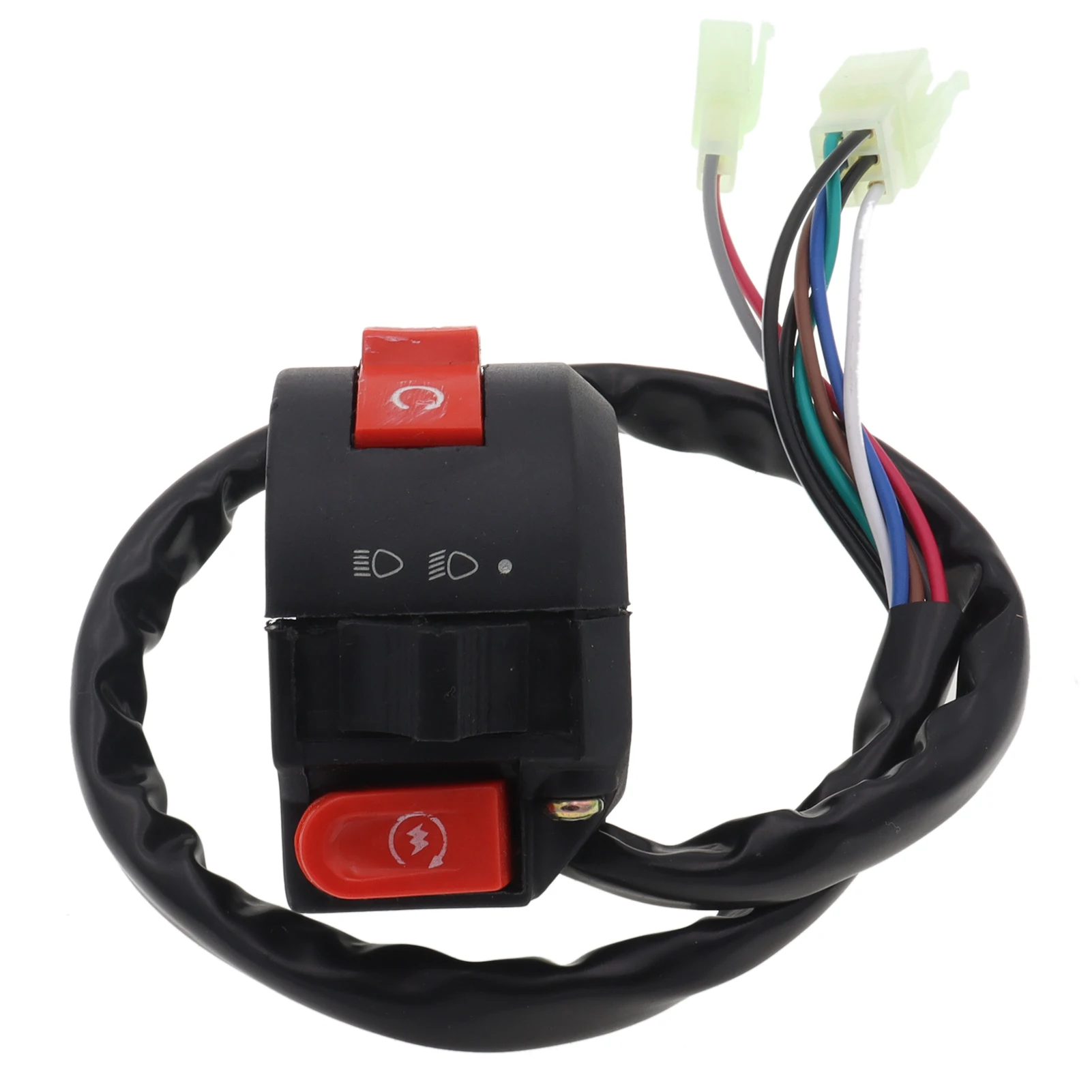 New 3-Function Handlebar Kill Start Light Button Switch Assembly for 50 70 90 110 125cc ATV Quad 4 Wheeler