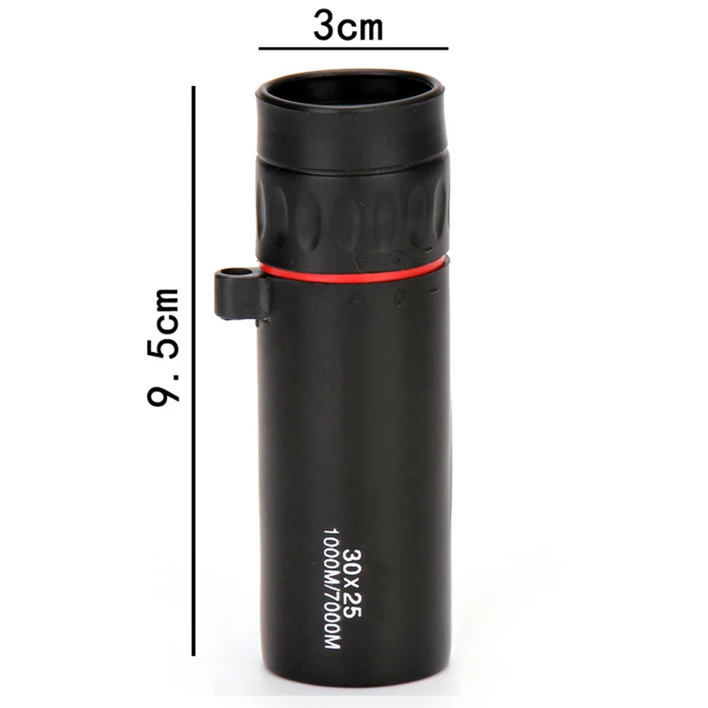 HD Monocular Telescope 30X25 Waterproof Mini Portable Zoom 7X Scope For Travel Hunting  Optic Scope Big Vision Telescopio