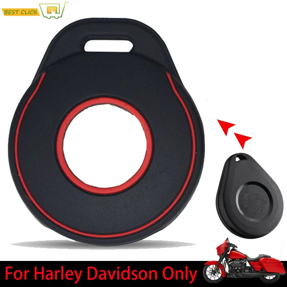 Silicone Car Remote Key Shell Cover Case For Harley Davidson Softail Sportster VRSC Touring Motorcycle Motorbike Fob Replacement