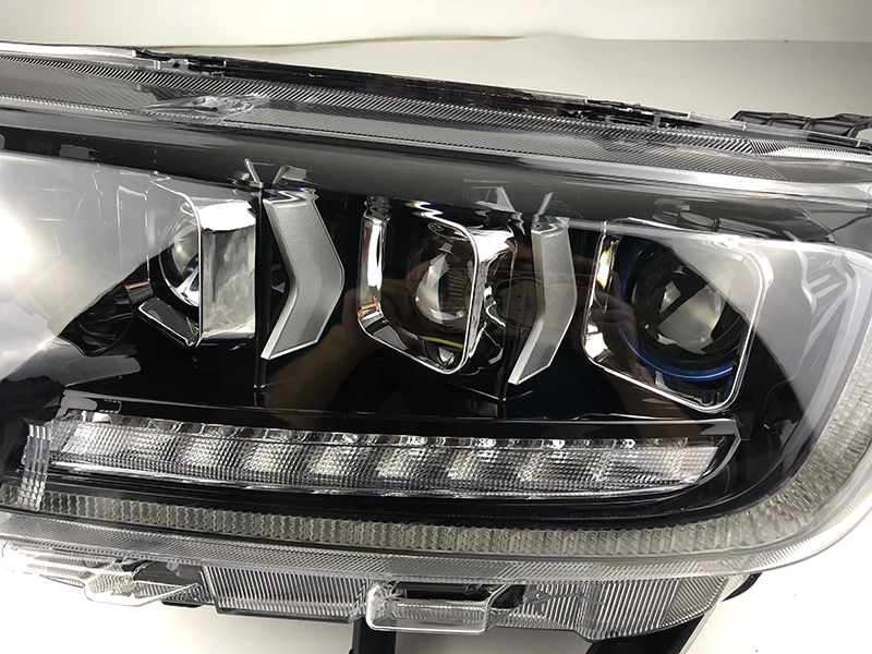 For Full led HeadlightFor Ford Ranger t7 t8 2016 2017 2018 2020 Everest LED Head Lamp for ford pick up headlight Car Accessories