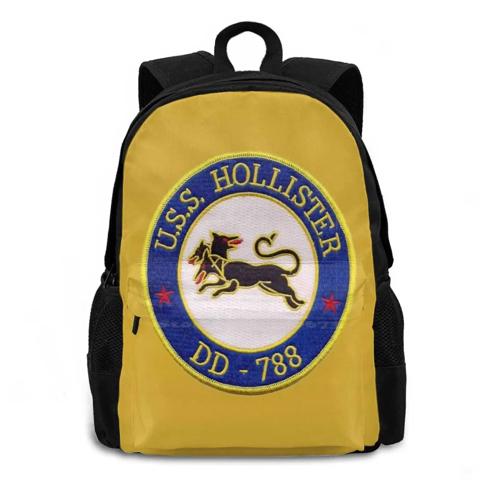 Uss ( Dd-788 ) Ship's Store Backpack For Student School Laptop Travel Bag Uss Uss Dd 788 Dd 788 Destroyer Navy Usn Christmas