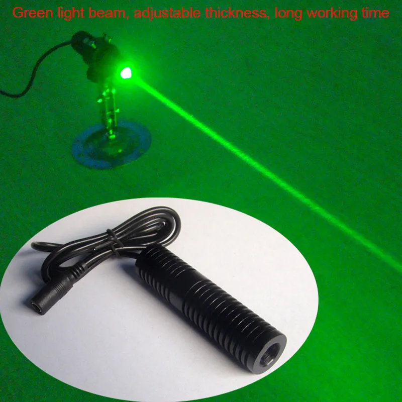 

Coarse Beam 5V12V24V80mw532nm Green Laser High-power Room Escape Props Transmitter Long Bright