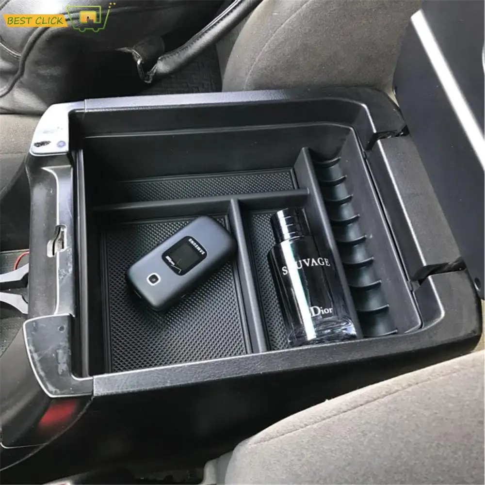 Armrest Storage Box Center Console Container Bin Tray Case For Toyota Land Cruiser Prado J120 2004 2005 2006 2007 2008 2009