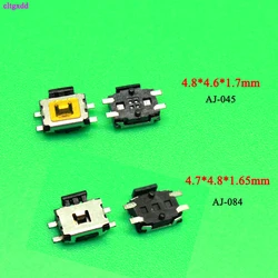 cltgxdd 5pcs Momentary Tactile Tact Push Button Switch Phone Side Push Switch 4.7 x 4.8 x 1.65mm 4 Pin SMD