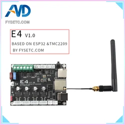 FYSETC E4 board minimal 3D printer control board based on the ESP32 microcontroller from ESPRESSIF built-in Wi-Fi and Bluetooth