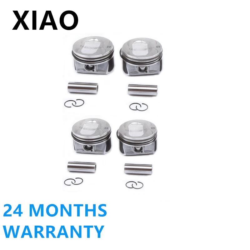 03C 107 065 BF 03C198151B Engine Turbocharger Piston & Rings Set For Audi A1 VW Golf Jetta Tiguan Passat Seat Pin19mm 76.5mm STD