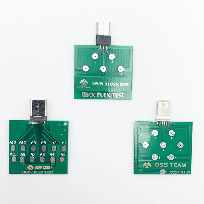 Micro Dock Flex Test Board Testing for U2 IC Battery Bad or Good USB Charging Port Diagnostic Tool для iPhone 11 x Android Phone