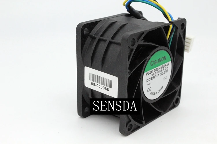 

Miner Power Supply Cooling Fan PSU Cooler PSD1206PMBX-A 6038 6CM 30W 6038 Ant S7 S9 Shenma 60X60X38mm cooling Fan