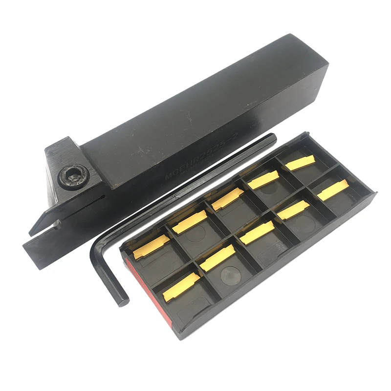 1 шт. MGEHR2525-2 + 10 шт. MGMN200-G FT4025 держатель внешнего инструмента для обработки канавок твердосплавные вставки 10 лезвий для обработки канавок тока...