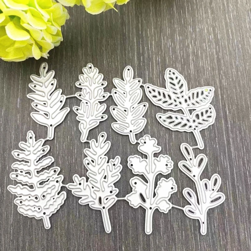 Tree Leaf Metal Cutting Dies Stencil DIY Scrapbooking Album Paper Card Template Mold Embossing Craft Decoration