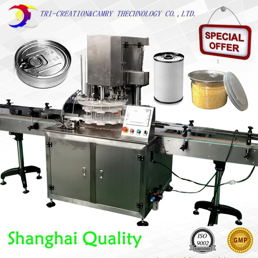 can sealing machine,tin seaming machine,aluminum foil film seamer,ring pull can seamer,120mm,star wheel seamer