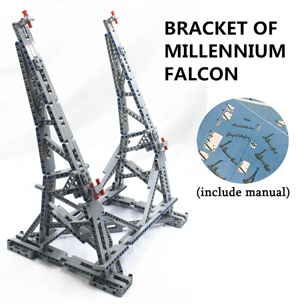 

MOC Building Blocks TECHNICAl parts Republican Falcon Vertical Display Stand Apply to NO.75192 Ultimate Collector's Model