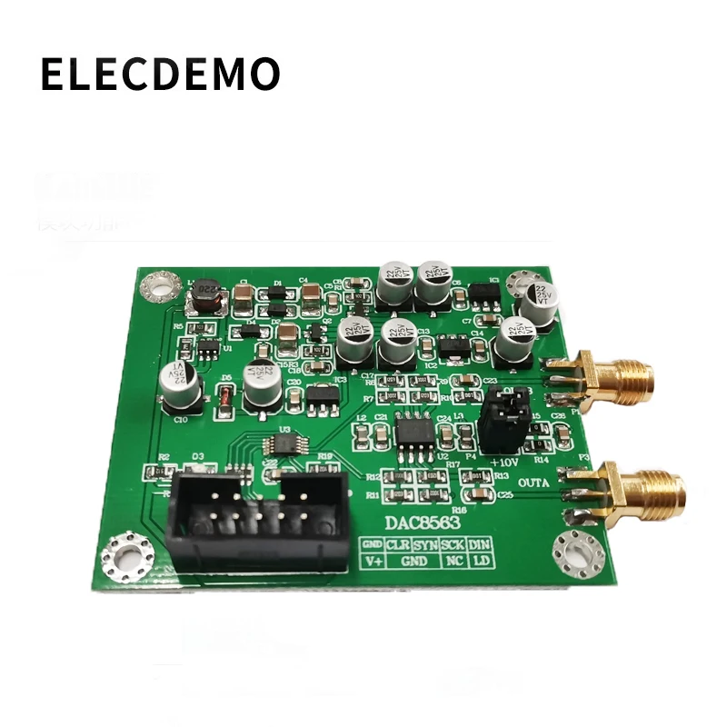 DAC8563 Digital Ke Analog Modul Konversi Data Modul Akuisisi Dual 16-Bit DAC Adjustable ± 10V Tegangan