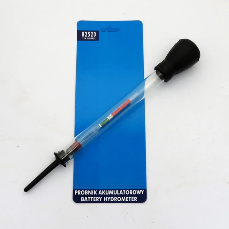High Precision 0.005 Battery Hydrometer Testing Electrolyte Level Density Lead Acid Specific Gravity Suction Type