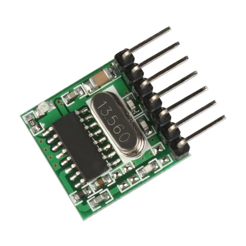 QIACHIP 5pcs/lot 433 MHz Superheterodyne RF Transmitter Module 433Mhz Remote Control Switch 1527 learning code DIY For Arduino