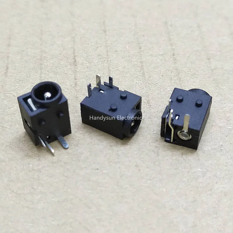 DC-043 DC Power Socket Female Base 4.0x1.7mm DC Power Interface 3Pin Straight Plug With Post Panel Mount Connector Adapter