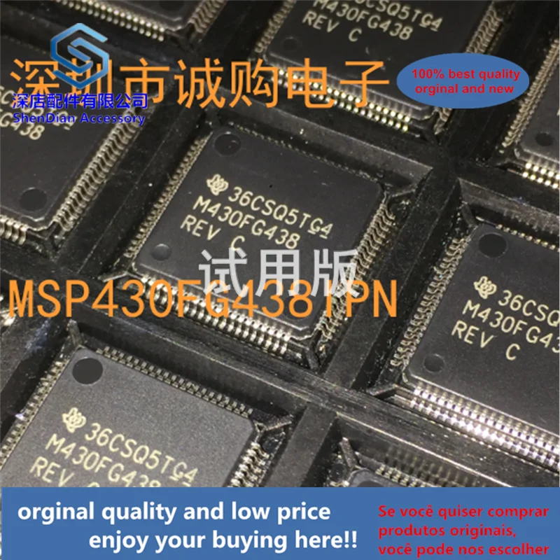 

1pcs 100% quality orginal new MSP430FG438IPN MSP430FG438 M430FG438 LQFP80 best qualtiy