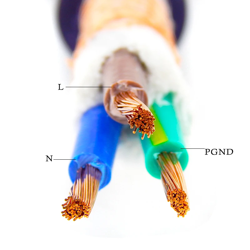 Кабель переменного тока для домашнего аудио усилитель системы ЕС США Великобритания медный шнур питания разъем бескислородной медной линии проводов