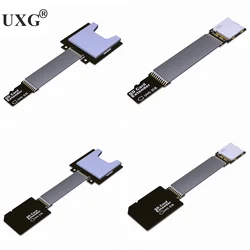 Micro SD TF Memory Card Kit SD Male To SD Female Extension Soft UHS2 UHS-III Flexible Flat CableFPC Cable Extender 10cm 30cm 1m