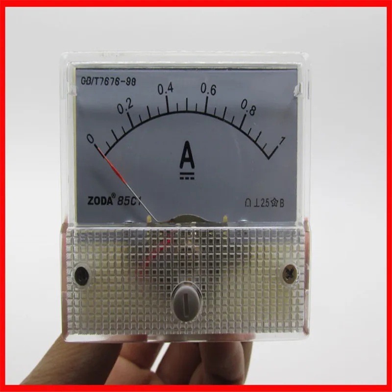 Mechanical pointer type ammeter head 85C1 DC ammeter 1A