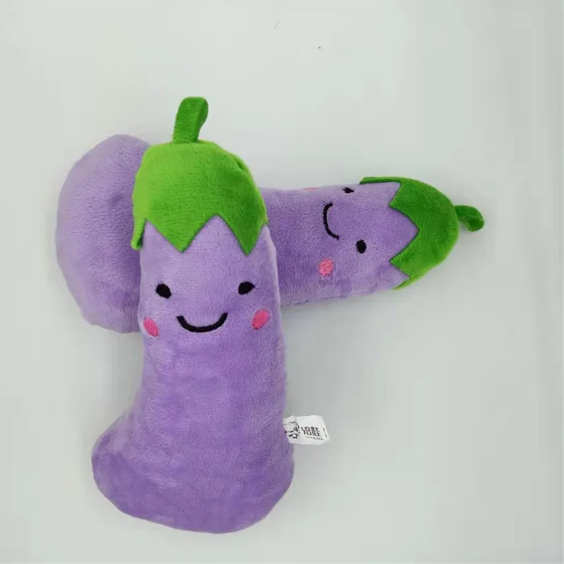 HANDANWEIRAN – jouet en peluche de Simulation d'aubergine de 20CM, pendentif de Simulation de légume rempli de coton PP, amusant, offre spéciale, bon marché, nouveau, 1 pièce