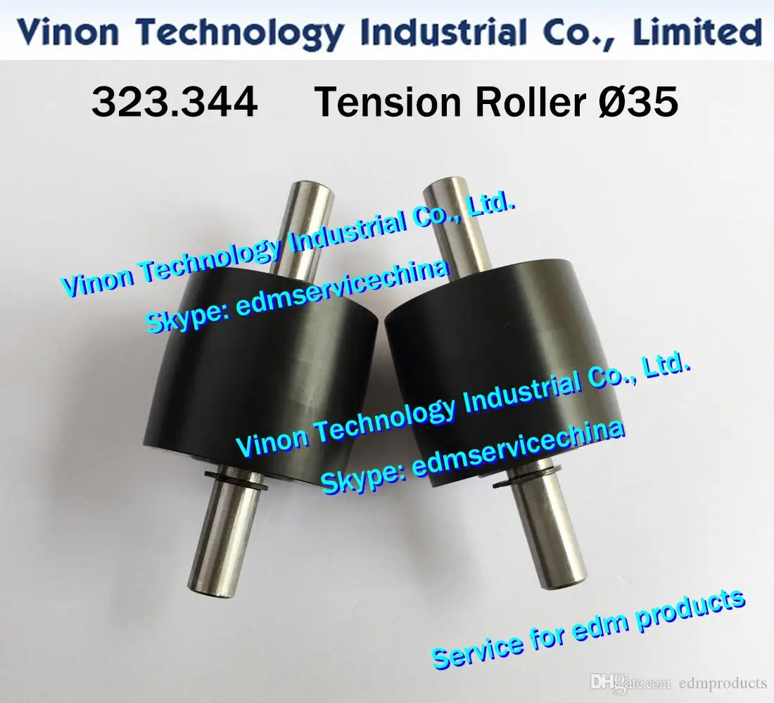 323.344 Ø35mm edm Tension Roller A506, 323.344.2 Pulley wire pick up d=35mm for Agie AC100-AC300 low-speed wire-cut edm machine