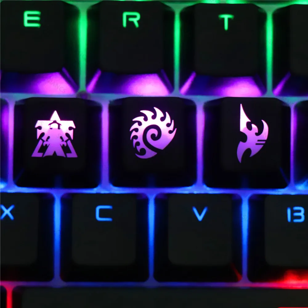 CS GO Gaming Keycaps Custom ABS Backlit Keycap For World Of Warcraft DOTA Gaming Key Caps For Mechanical Keyboard Key Cap