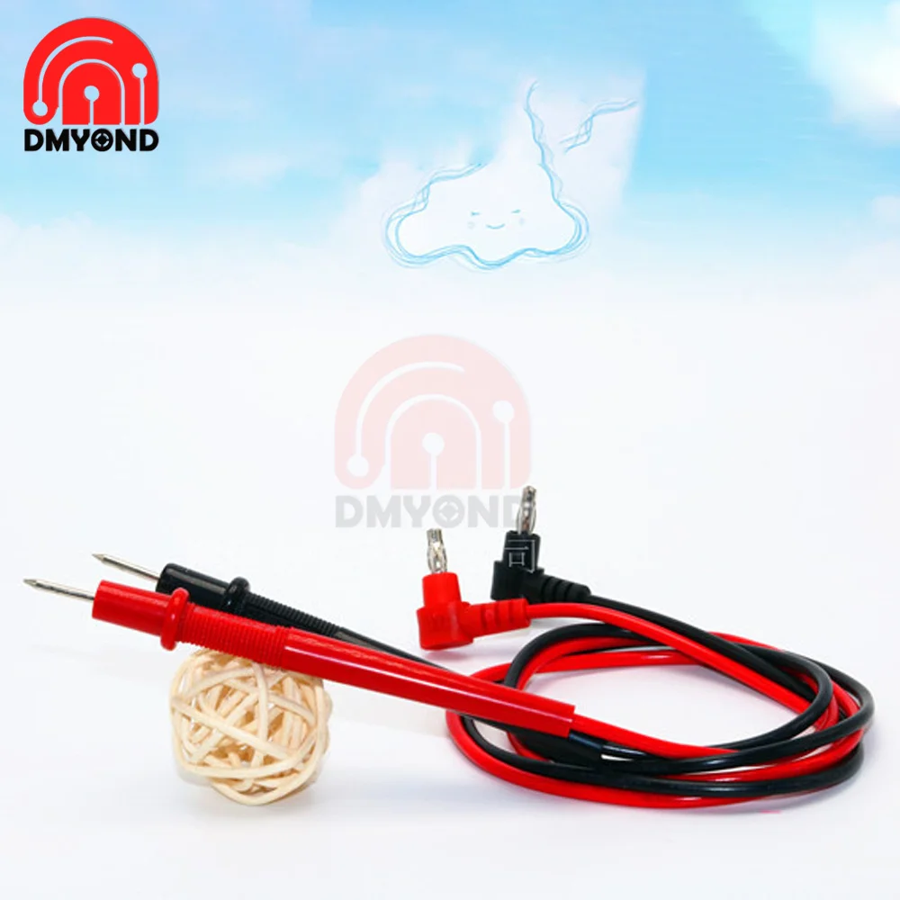 1 Pair 72cm Probe Multimeter Test Lead 1000v 10A Wire Pen Cable For Digital Meter Needle Tip Meter Needles Test Leads multimetro