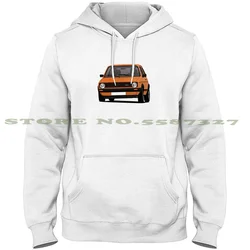 Orange Golf Gti Mk1 - Cornering Streetwear Sport Hoodie Sweatshirt Golf Gti Rabbit Gti Vdub Gti Classic Car Cornering Car