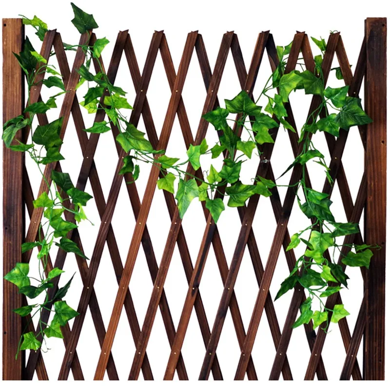 5-1PCS 210cm Artificial Plant Vine Home Decor Hanging Plastic Leaf Grass Garland Outdoor Wedding Party Decor Fake Rattan Ivy