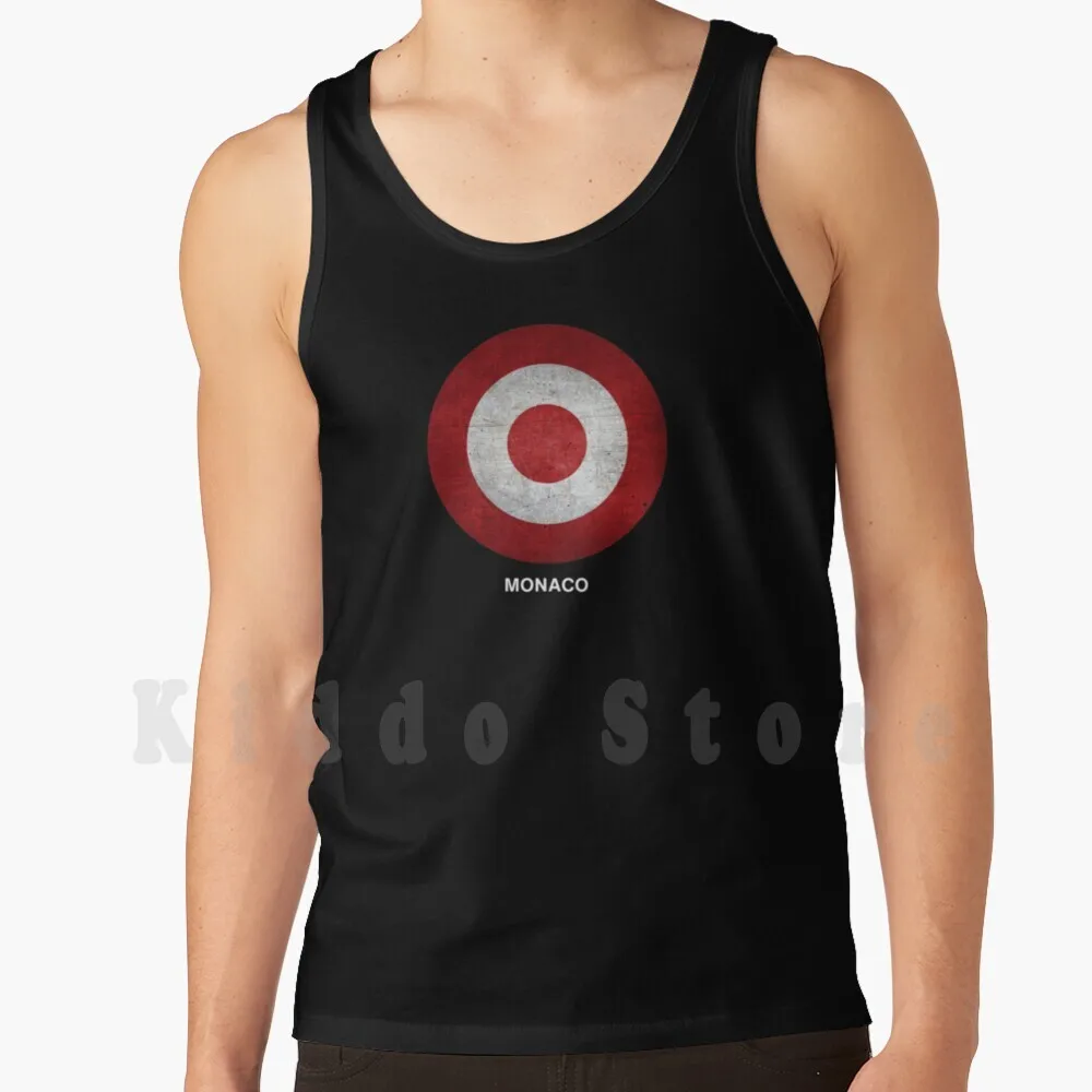 Love My City Monaco Target Tank Tops Vest Sleeveless Acab Monaco Fans Mentaliteta Monaco Monaco Hooligans