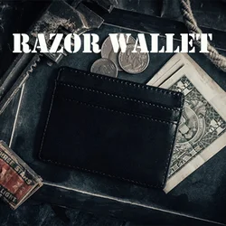 Razor Wallet Magic Tricks Close Up Magia Mystery Artist Peek Wallet Magie Mentalism Illusions Gimmick Props Acceaasry Magicians