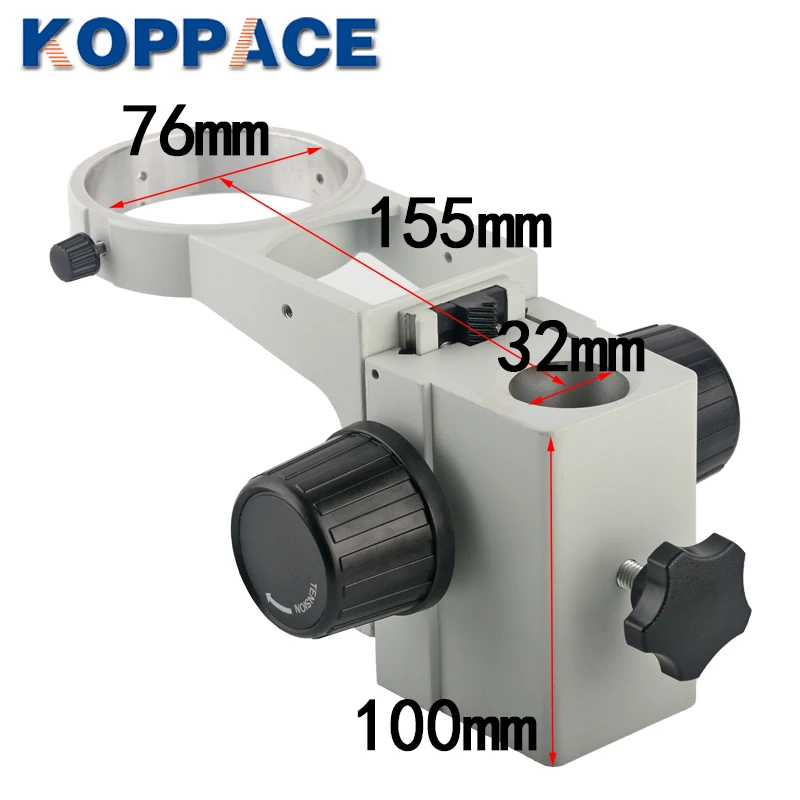 

KOPPACE KP-A3-1 Column Diameter 32mm Stereo Microscope Focusing Bracket Lens Diameter 76mm Microscope Focusing Rack