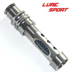LureSport 2pcs  Fly Reel seat Aluminum body Carbon Tube Fishing Rod Building Component Repair Pole DIY Accessory