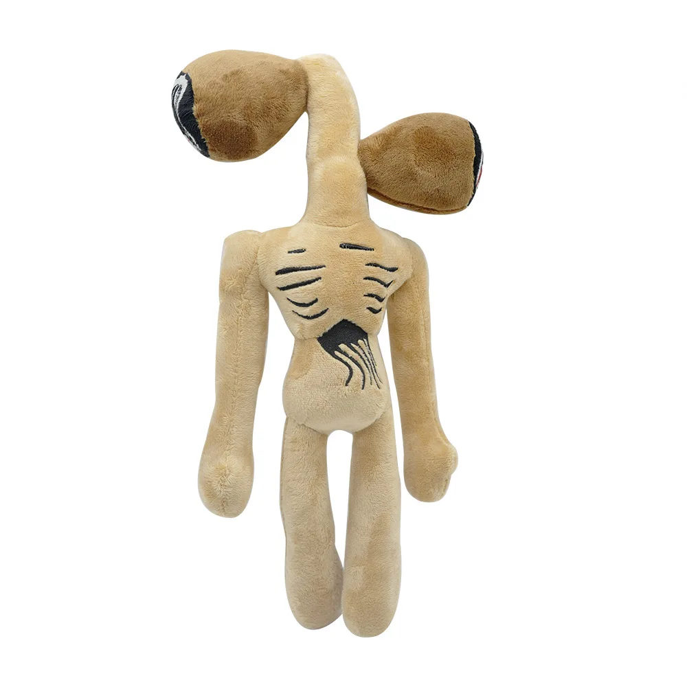 30-55cm Siren Head Plush Toy White Black Sirenhead Stuffed Doll