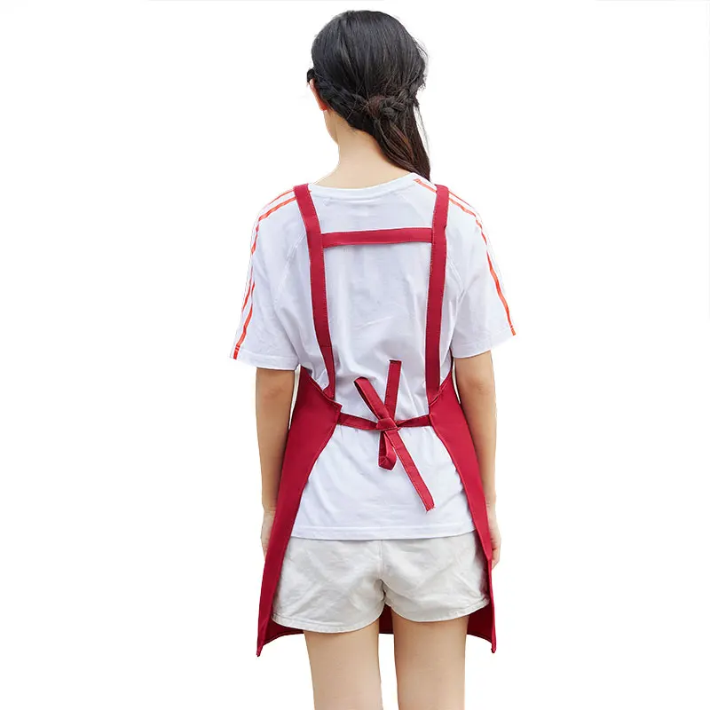Custom Printed  Apron Or Embroidered Apron Chef Waterproof Apron For Kitchen Chef Apron Add Logo Restaurant Apron For Women