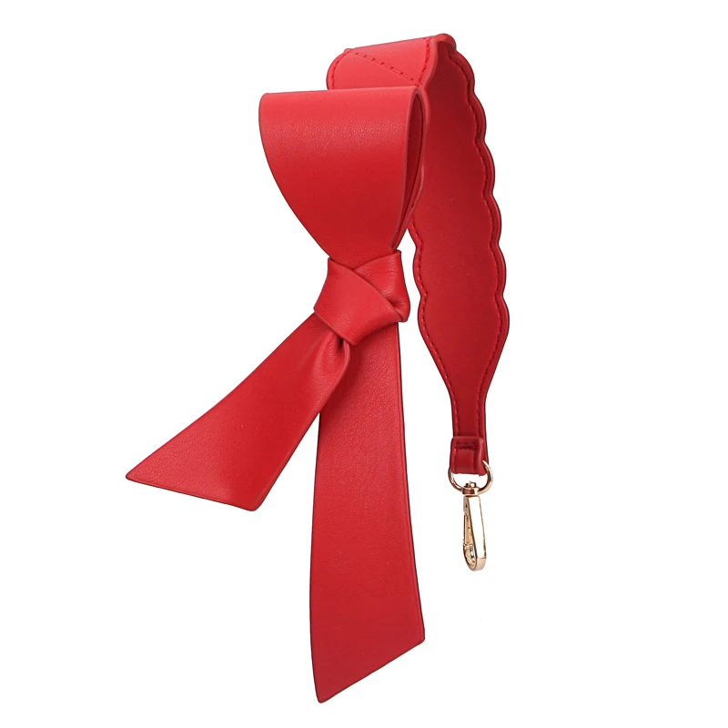Short bag strap accessories bow wide shoulder strap portable broadband bag shoulder strap single buy solid color bag strap